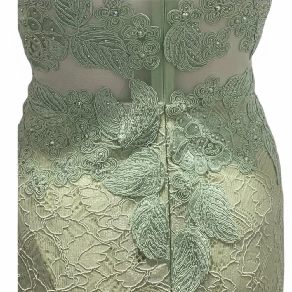 Cinderella Divine Mint Green Maxi Long Evening Dress Prom Wedding Party - Picture 8 of 12